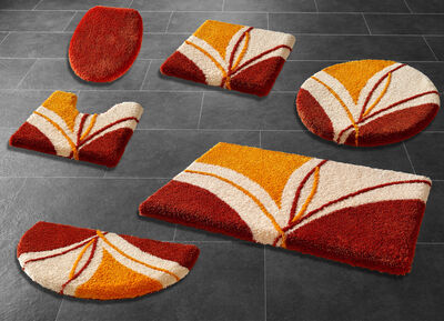 Geschmackvolle Badgarnitur mit rutschhemmender R&uuml;ckseite 