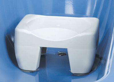 Rutschfester Badewannenhocker mit 4 Saugnäpfen 