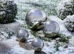 Edelstahlkugeln, 4er-Set SILBER GLÄNZEND