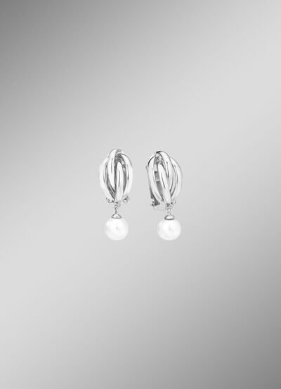 Ohrclips mit S&uuml;sswasser-Zuchtperlen 