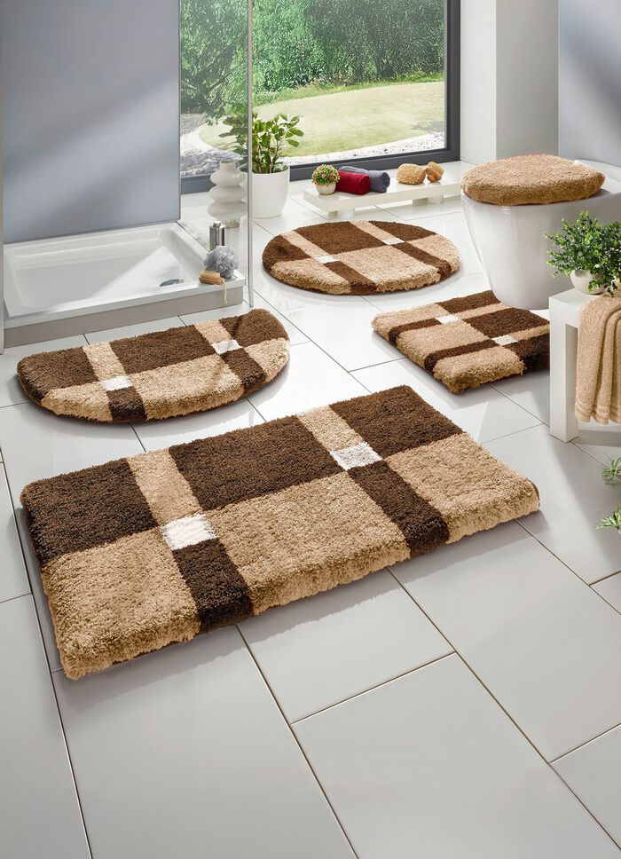 Badteppiche mit rutschhemmender R&uuml;ckseite 