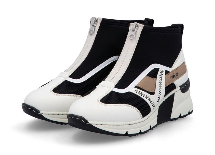 Rieker, stylische Damen-Boots, Weite G, mit herausnehmbarem Fussbett 