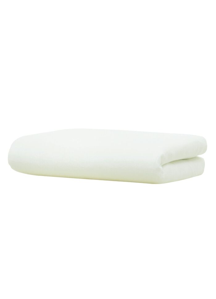 Luxuszwirn-Jersey-Spannbetttuch mit Elasthan CREME