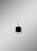 Anhänger aus Silber mit Onyx 