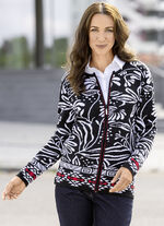 Strickjacke in Jacquard-Dessin 