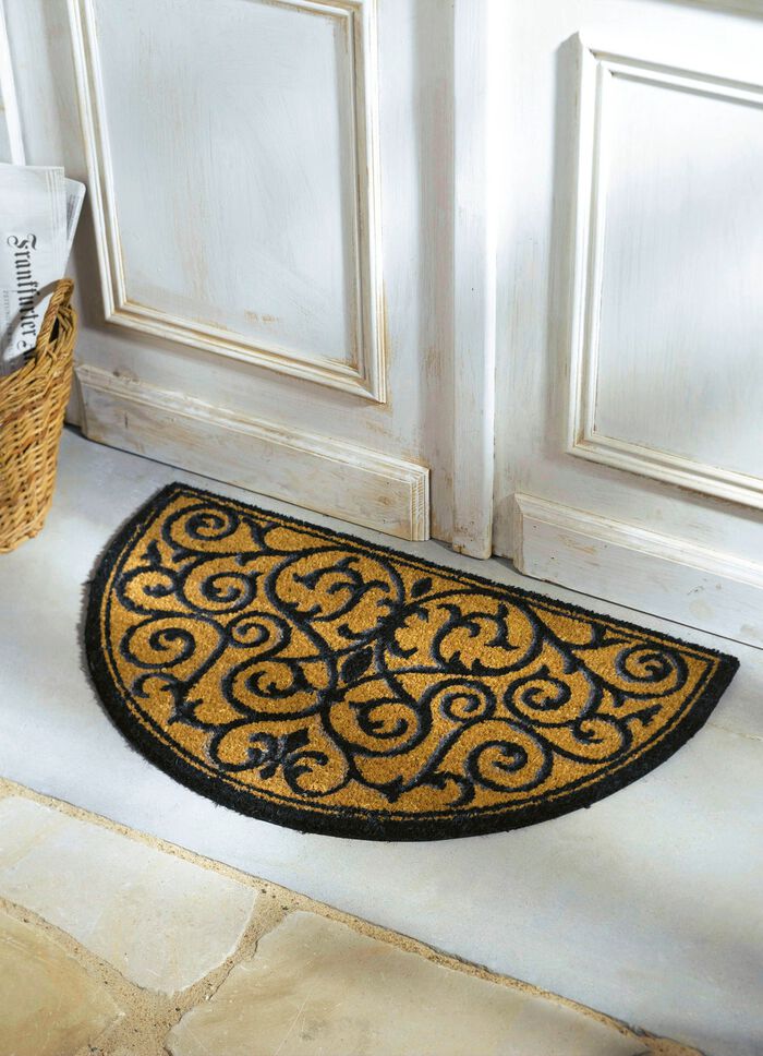 Rutschhemmende Schmutzfangmatte NATUR-SCHWARZ