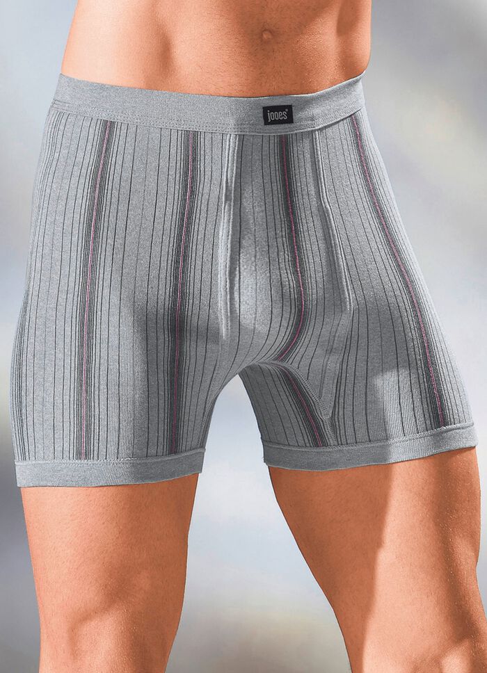 Viererpack Unterhosen aus Feinripp mit Eingriff 