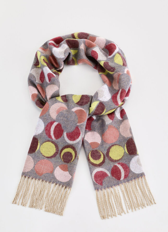 Schal mit Fantasiedessin 