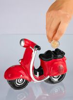 Spardose &laquo;Roller&raquo; 