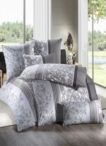 Soft-Renforc&eacute; Bettw&auml;sche-Garnitur von Florella GRAU