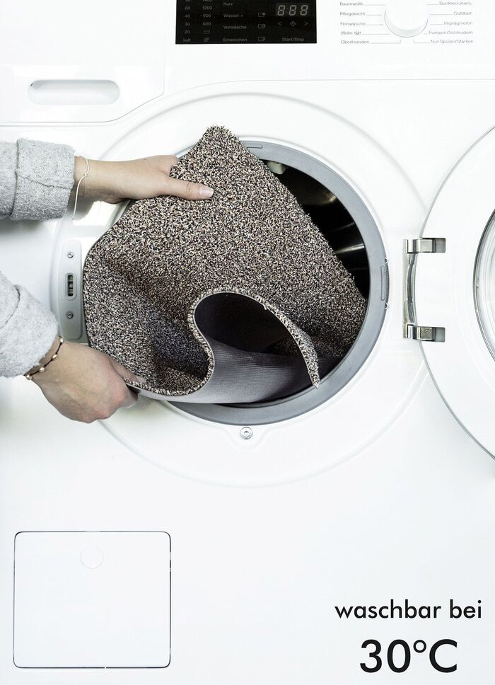 Waschbare Schmutzfangmatte f&uuml;r innen und aussen GRANIT