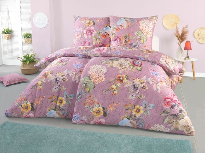 Digitalbedruckte Bettw&auml;sche-Garnitur von Irisette 