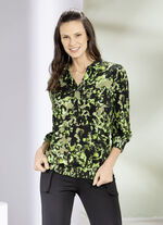 Shirt-Tunika mit farbbrillantem Druck, 