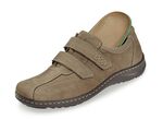 Waldläufer, bequeme Herren-Slipper, Weite H, mit herausnehmbarem Fussbett TABAKBRAUN