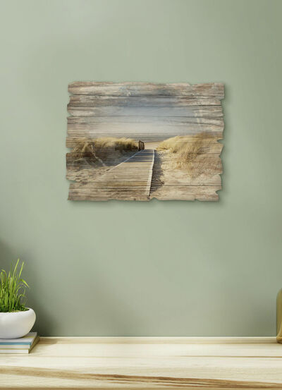 Holzbild im Vintage-Charakter - 