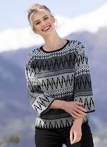 Pullover in Jacquard-Dessin 