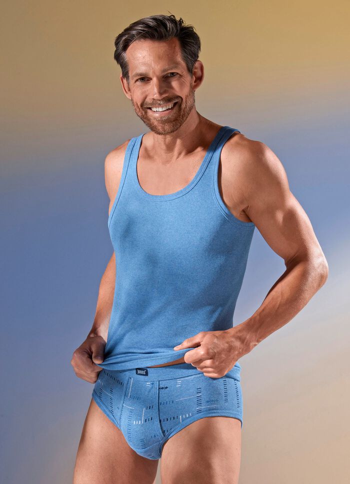 Viererpack Sportjacken aus Feinripp, uni bunt 