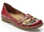 Gemini Ballerina mit luftigen Durchbrüchen ROT-BUNT