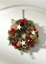 Wandkranz mit Aufhängung aus Juteseil 