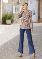 Poloshirt mit angedeuteten Pattentasche, 