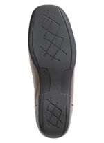 ELENA EDEN, klassische Damen-Slipper, mit herausnehmbarem Fussbett TAUPE-SCHWARZ