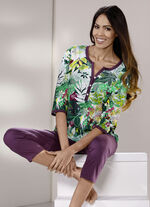 Laurina Pyjama mit Knopfleiste 