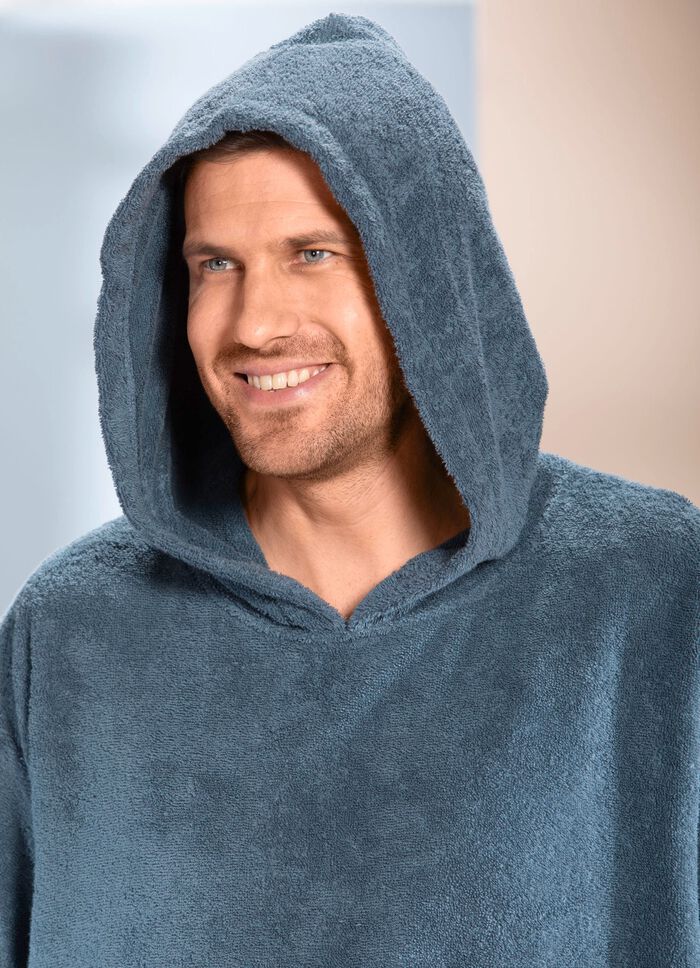 Poncho mit Kängurutasche 