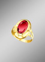 Damenring mit echt Granat 