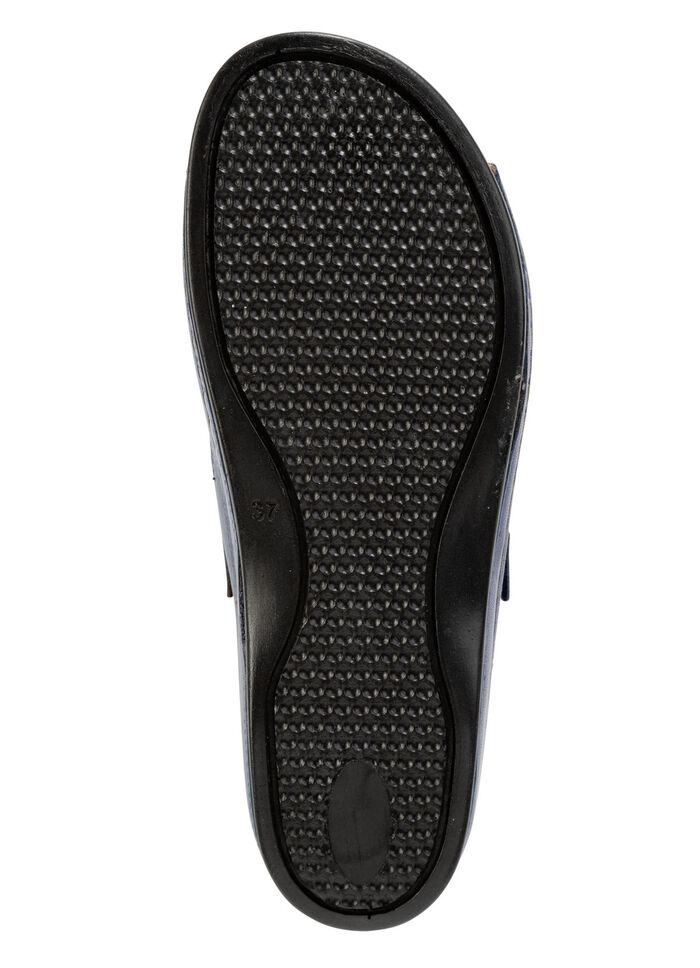 Gemini Pantolette aus teilweise schattiertem Rind-Nappaleder, 