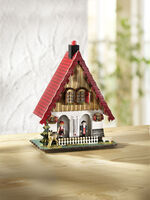 Wetterhaus mit Thermometer 