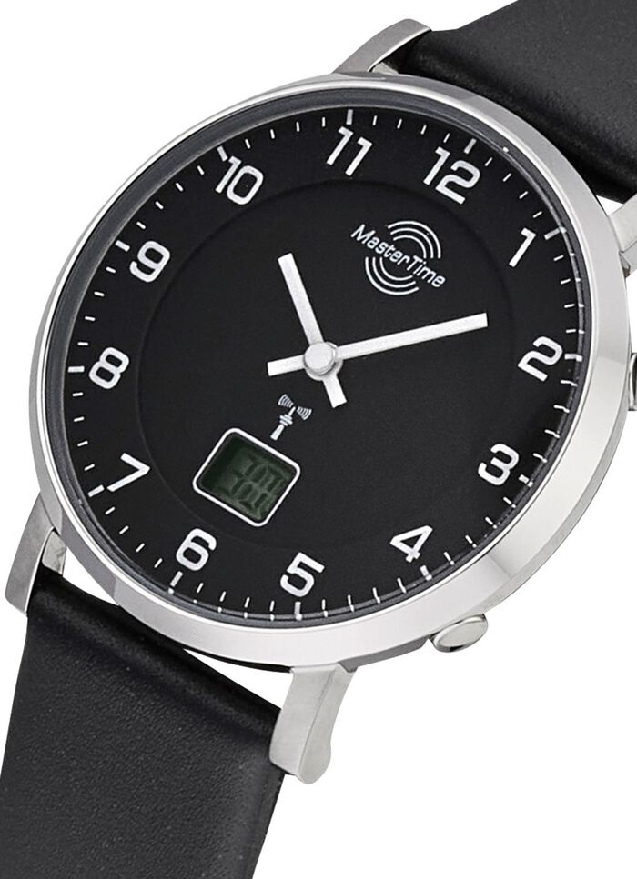 Funk-Damenuhr mit Lederband 