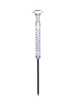 Thermometer mit Solarlampe  