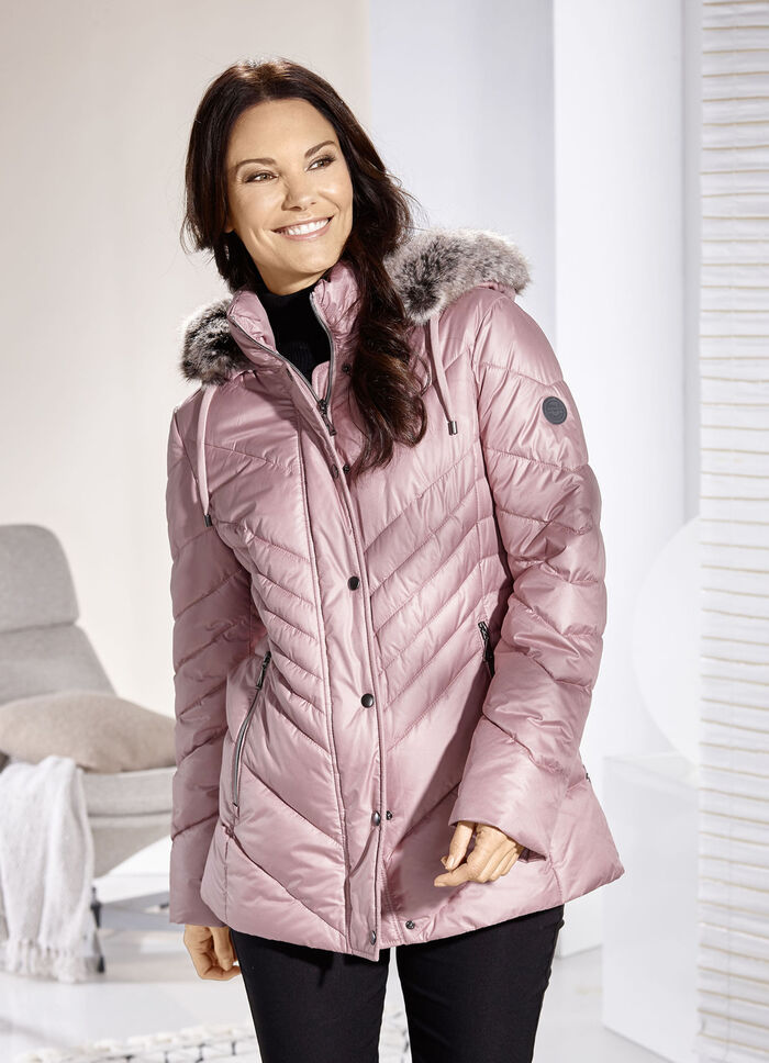 Jacke mit Reißverschluss an den Seitenschlitzen, 