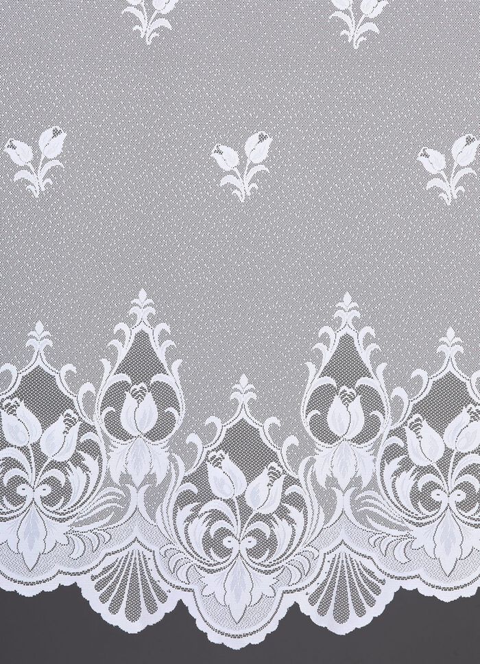 Kurzvorhang mit Stangendurchzug 