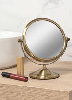 Kosmetik-Spiegel mit stabilem Metallgeh&auml;use 