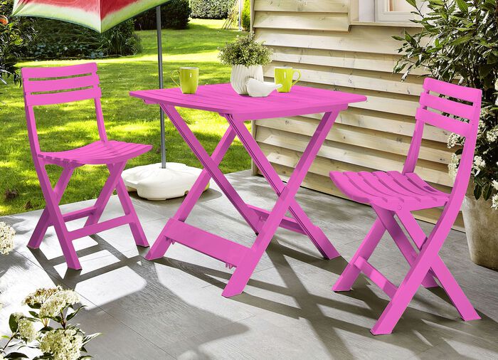 UV-beständiges Balkon-Set, 3-teilig 