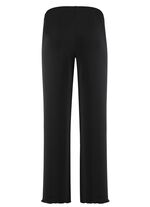 Weich fliessende, 7/8-lange Hose SCHWARZ