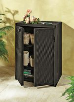 Geräteschrank aus Kunststoff ANTHRAZIT