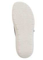 Zweierpack Pantoletten aus Nubuk- und Nappasynthetik 1X SCHWARZ, 1X WEISS