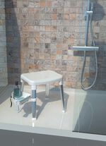 Stabiler Dusch-und Badehocker 