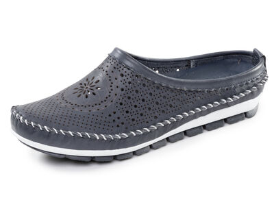 Gemini, sommerlicher Damen-Sabot, Weite G, mit herausnehmbarem Fussbett 