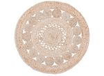 Boho Teppich,  handgeflochten 