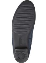 Waldl&auml;ufer Stiefelette aus effektvoll gepr&auml;gtem Leder DUNKELBLAU