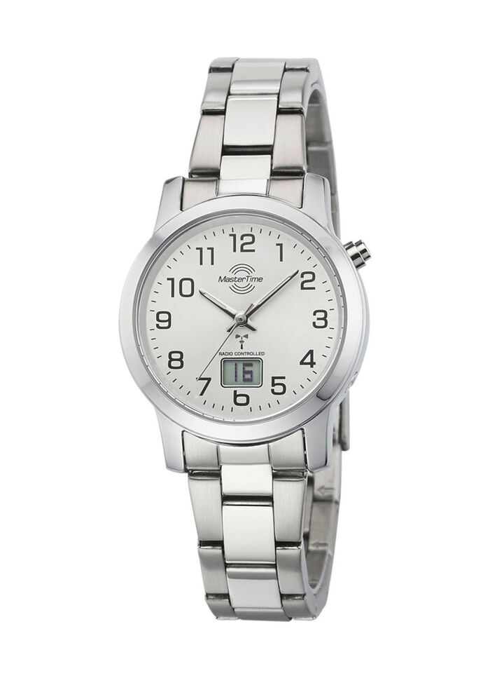 Klassische Damenuhr mit Funkuhrwerk 