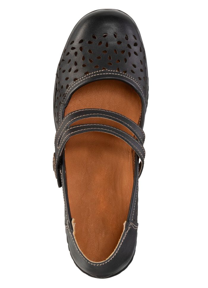 ELENA EDEN, sommerliche Damen-Spangenschuhe, Weite H, mit herausnehmbarem Fussbett 