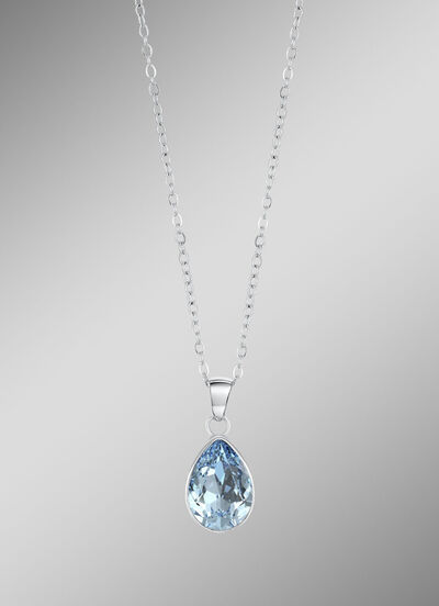 Anhänger mit Swarovski®-Kristall und Ankerkette 