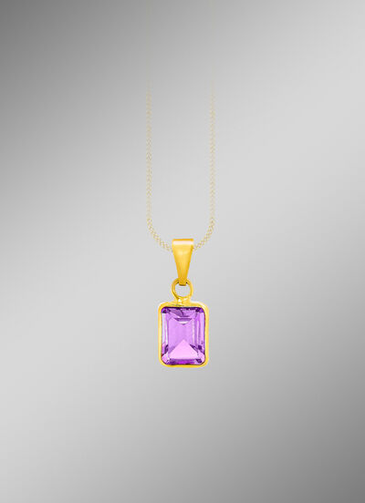 Schicker Anhänger mit echt Amethyst 