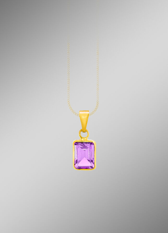 Schicker Anhänger mit echt Amethyst 