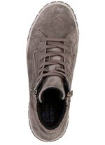 ELENA EDEN Schn&uuml;r-Bootie mit zwei Seitenreissverschl&uuml;ssen TAUPE