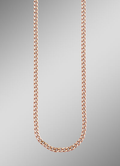 Panzerkette in Roségold 